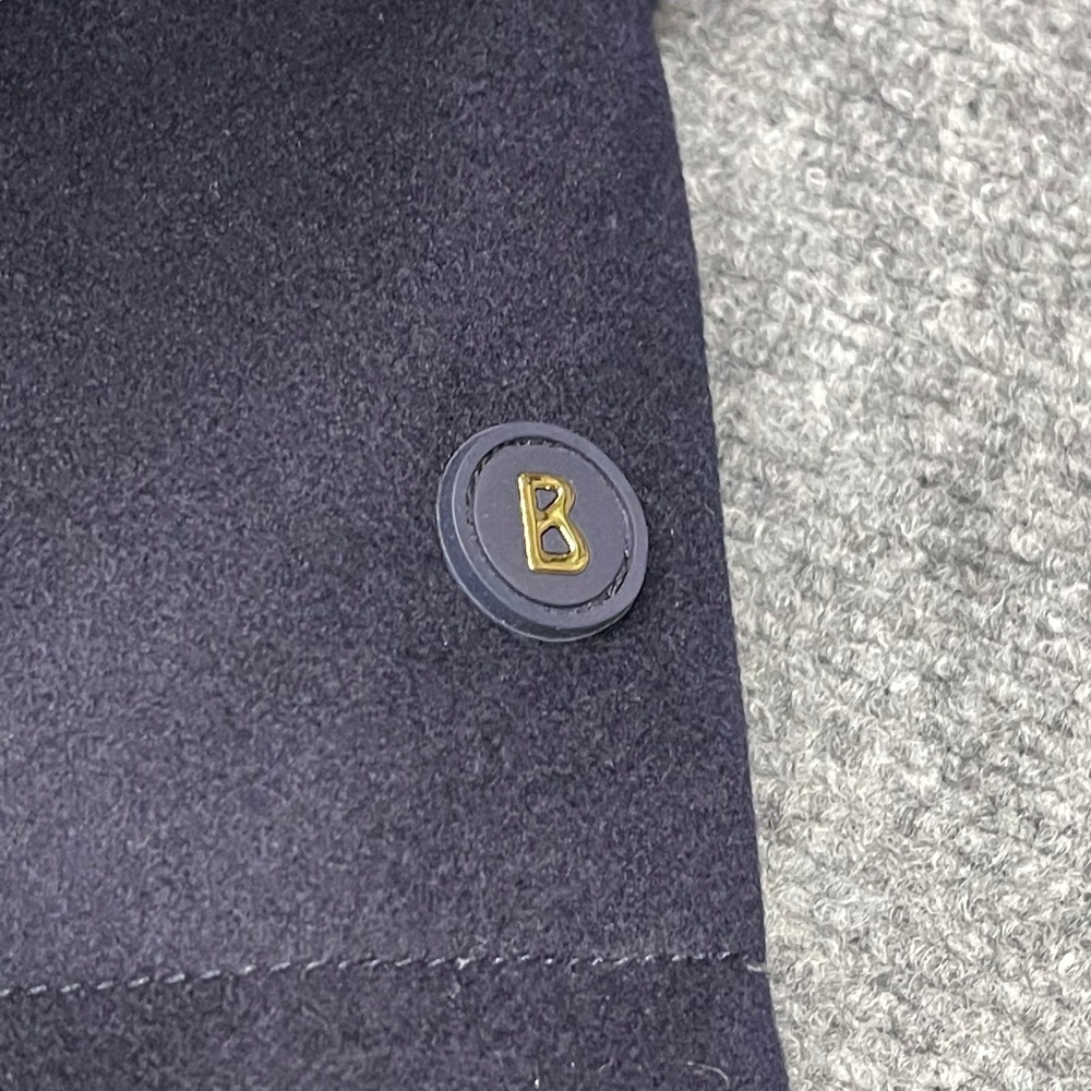 Bogner LEANA-D Coat Womens Medium Navy Blue Loro Piana Cashmere Down Oversized - Picture 12 of 16